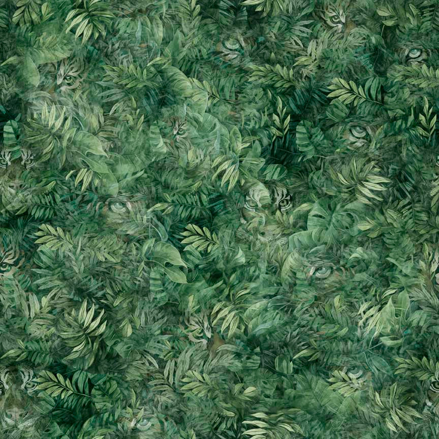 Precut Fabric Layer Cake Eye of the Tiger by Morris Creative Group for QT Fabrics - 10" Squares