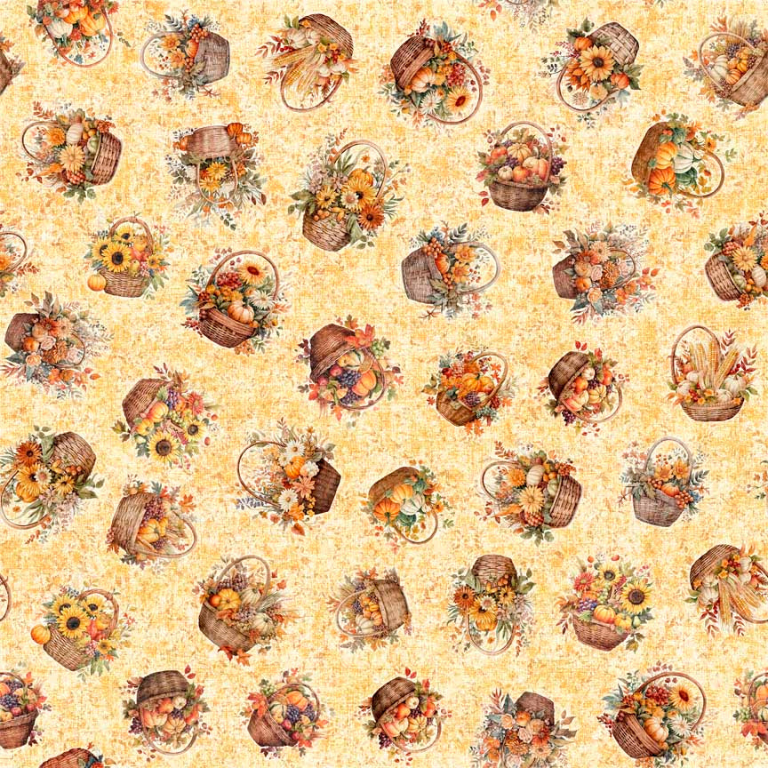 Precut Fabric Fat Quarters Autumn Spice by Morris Creative Group for QT Fabrics - 16 Fat Quarters