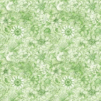 Precut Fabric Fat Quarters Enchanted by Morris Creative Group for QT Fabrics - 15 Fat Quarters