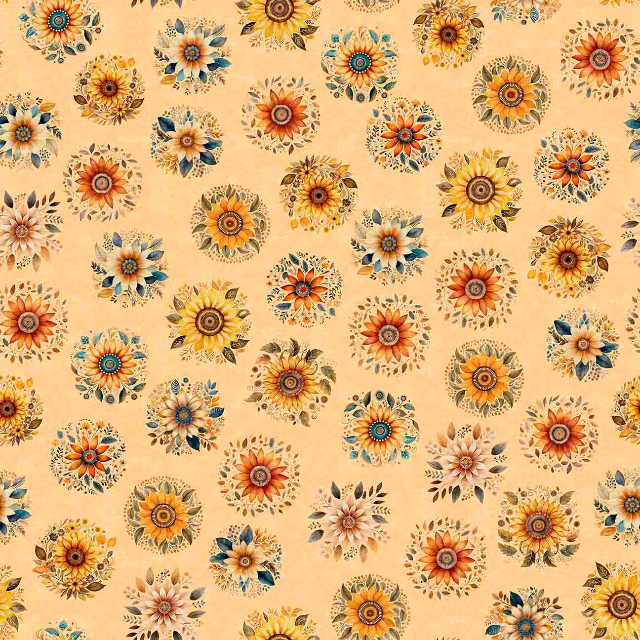Precut Fabric Fat Quarters Poultry in Motion by Morris Creative Group for QT Fabrics - 16 Fat Quarters