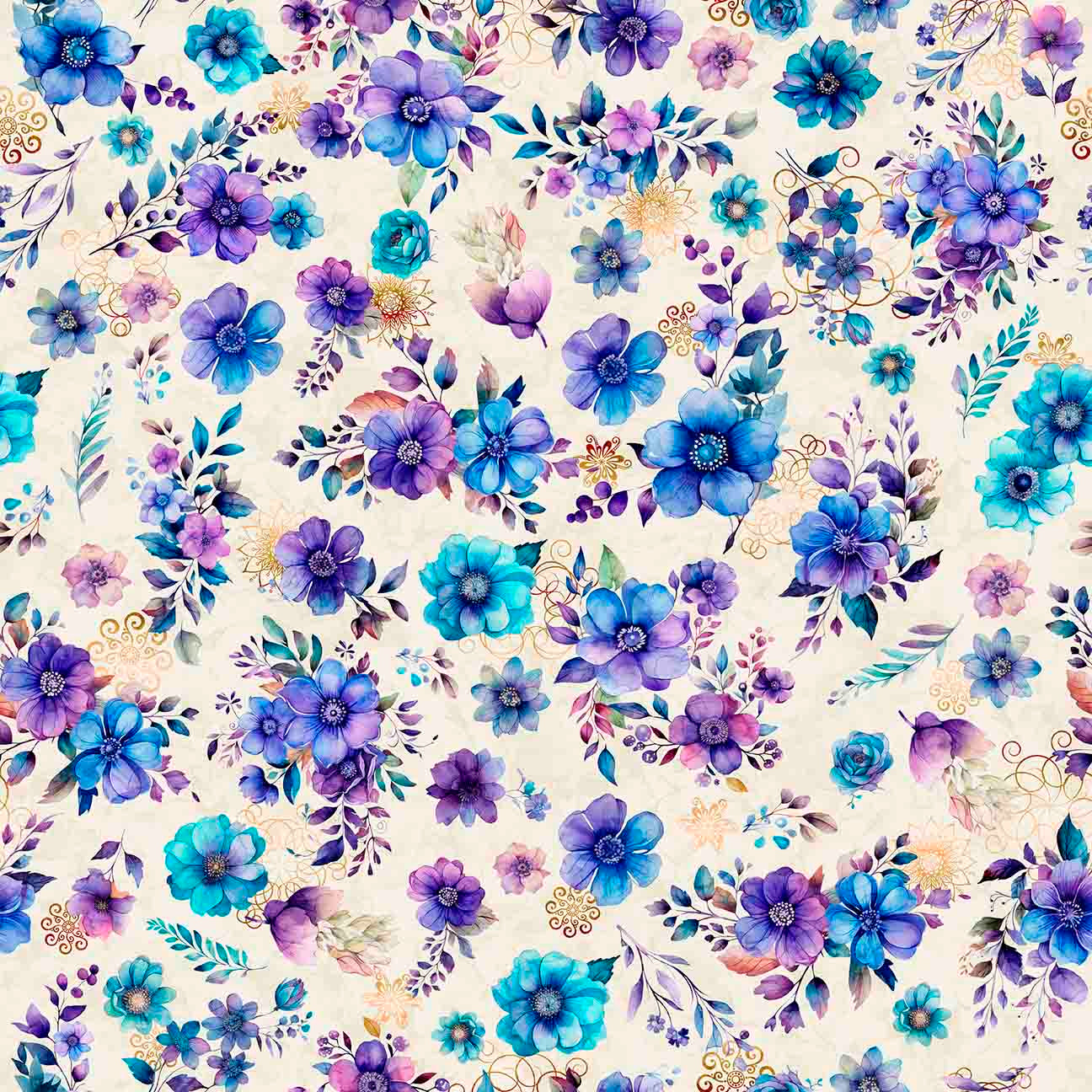Precut Fabric Jelly Roll Fantasia Collection by Dan Morris for QT Fabrics - 2 1/2" Strips