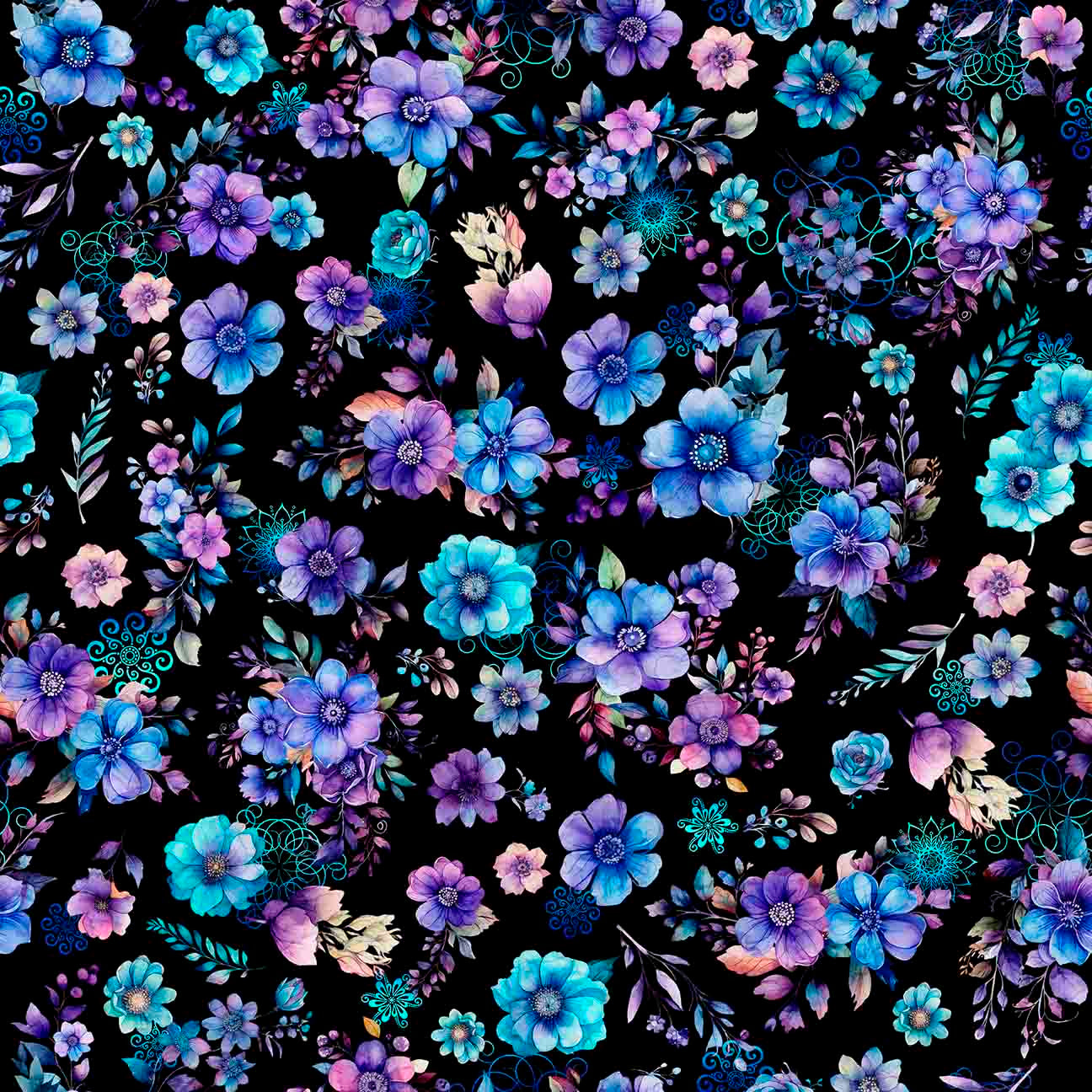 Precut Fabric Jelly Roll Fantasia Collection by Dan Morris for QT Fabrics - 2 1/2" Strips
