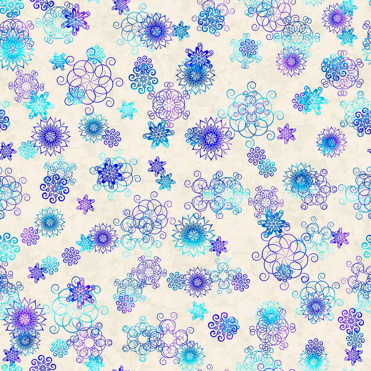 Precut Fabric Jelly Roll Fantasia Collection by Dan Morris for QT Fabrics - 2 1/2" Strips
