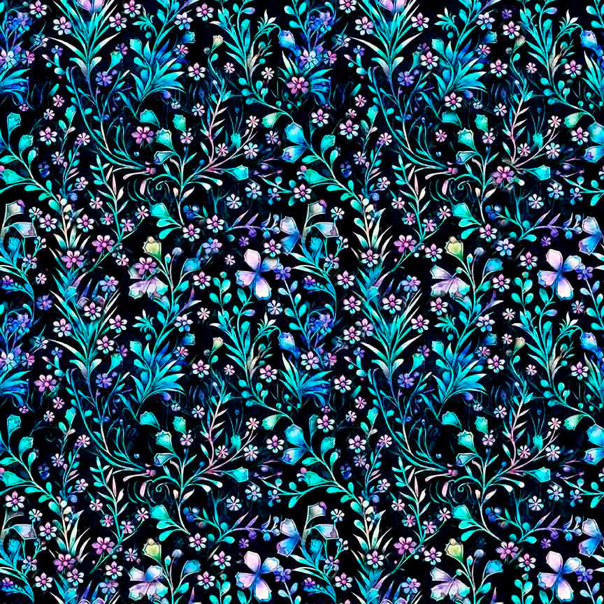 Precut Fabric Jelly Roll Fantasia Collection by Dan Morris for QT Fabrics - 2 1/2" Strips