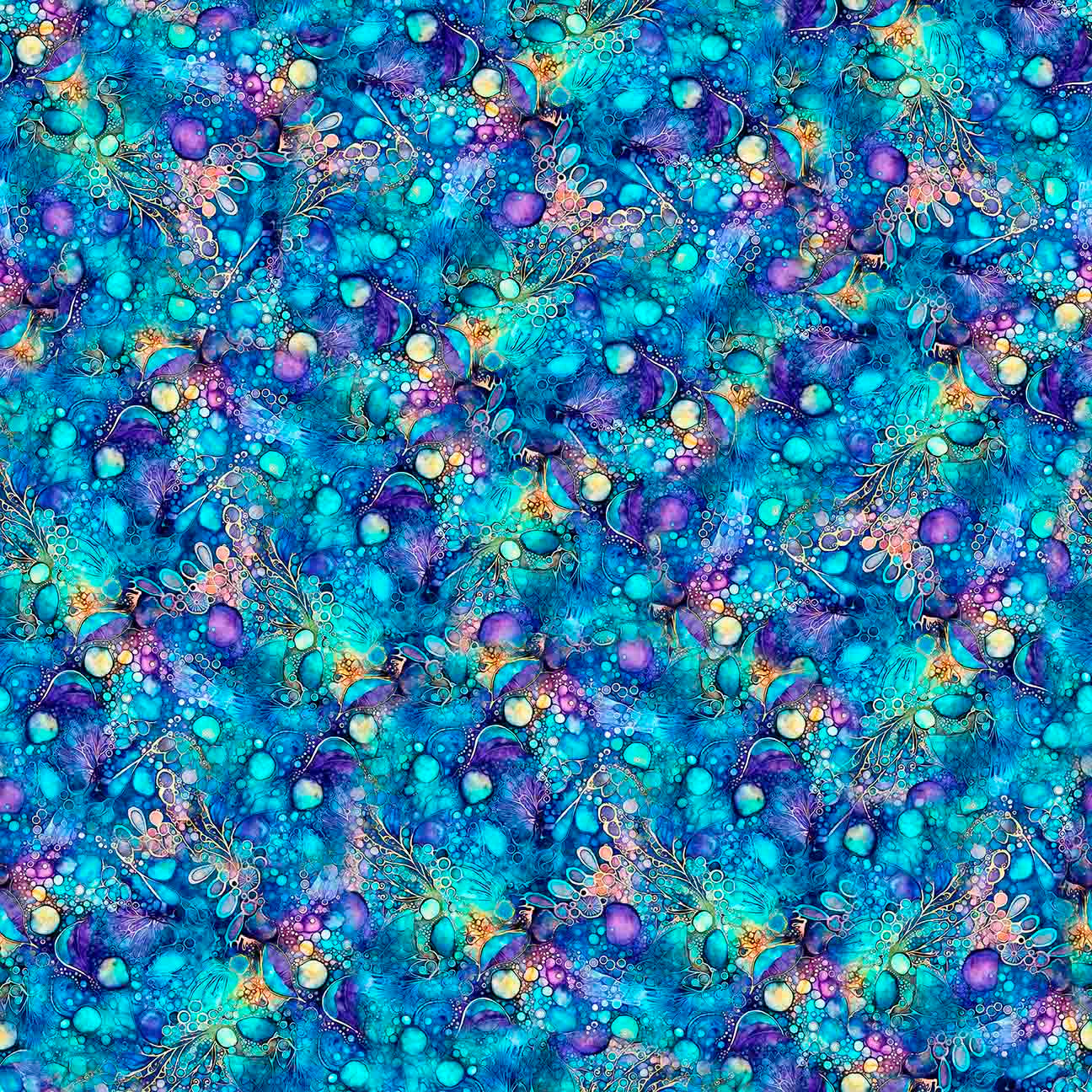 Precut Fabric Jelly Roll Fantasia Collection by Dan Morris for QT Fabrics - 2 1/2" Strips