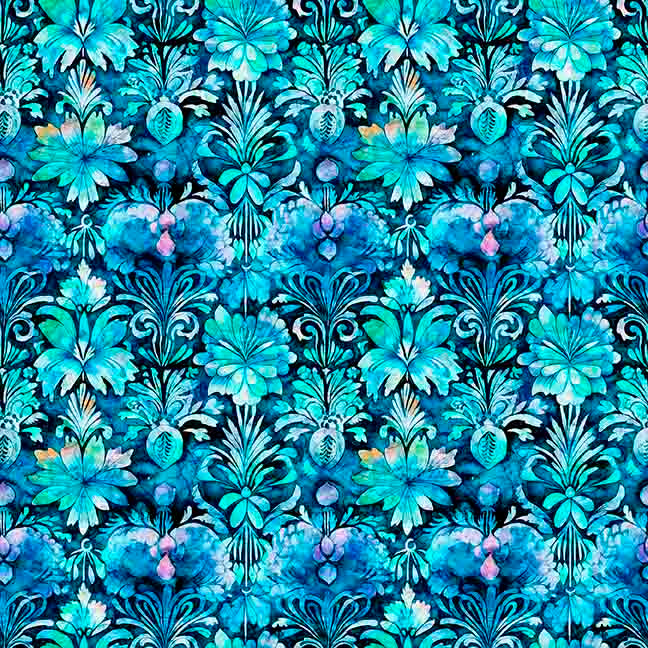 Precut Fabric Jelly Roll Fantasia Collection by Dan Morris for QT Fabrics - 2 1/2" Strips