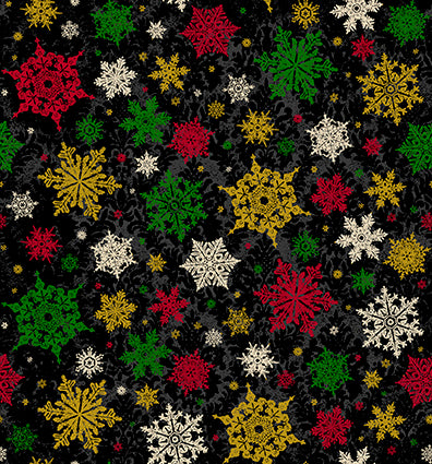 Precut Fabric Fat Quarters Poinsettia Greeting by Tina Higgins for QT Fabrics - 13 Fat Quarters