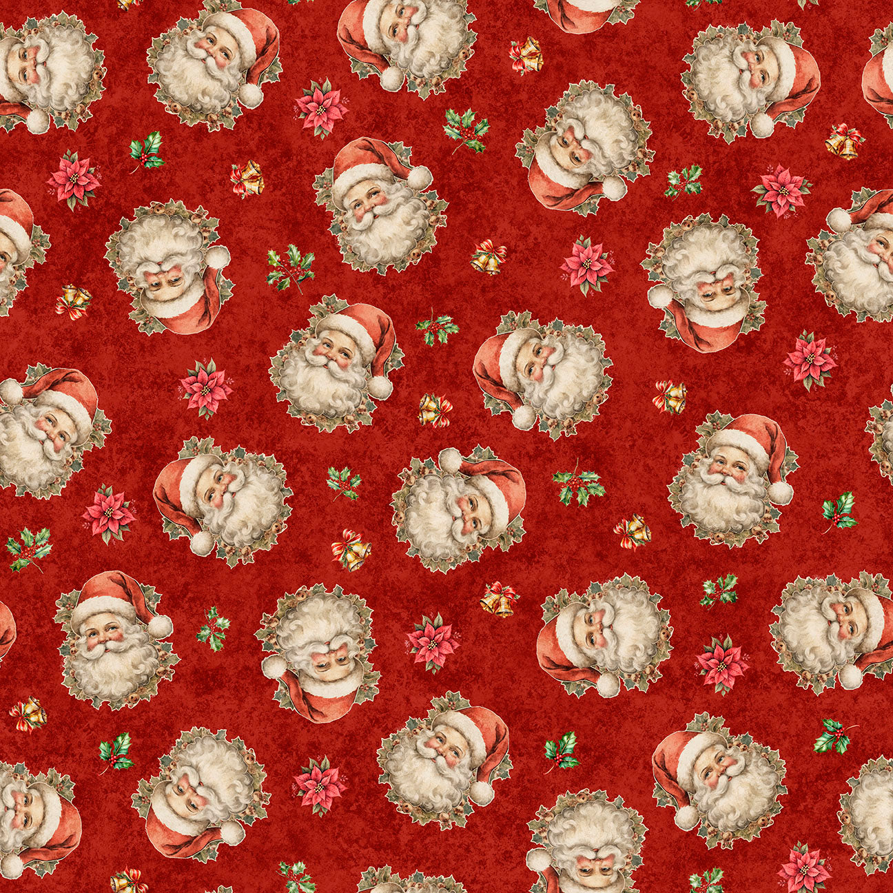 Precut Fabric Layer Cake Holly Jolly by Morris Creative Group for QT Fabrics - 10" Squares