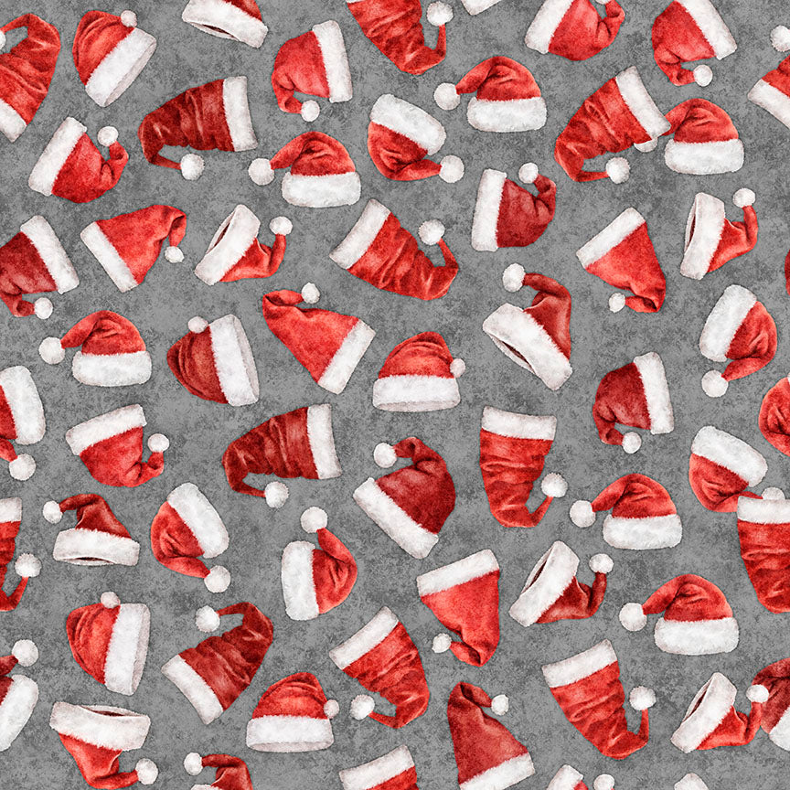 Precut Fabric Fat Quarters Holly Jolly by Morris Creative Group for QT Fabrics - 15 Fat Quarters