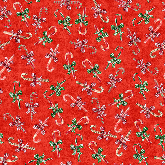 Precut Fabric Fat Quarters Holly Jolly by Morris Creative Group for QT Fabrics - 15 Fat Quarters