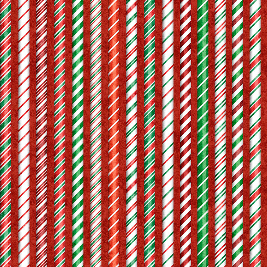 Precut Fabric Fat Quarters Holly Jolly by Morris Creative Group for QT Fabrics - 15 Fat Quarters