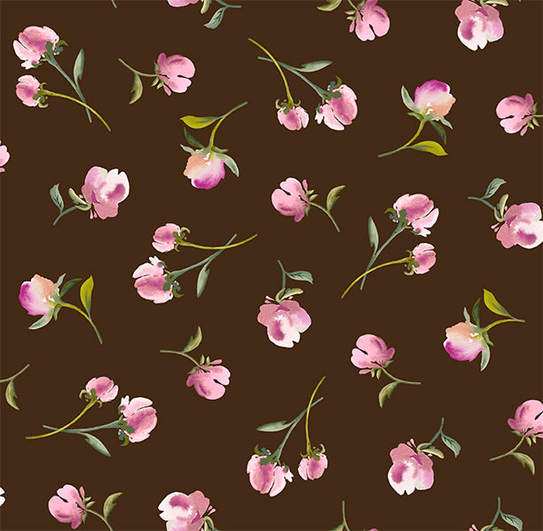 Fat Quarter Bundle Quilting Fabric Dahlia Dreams Collection QT Fabrics - 15 Fat Quarters