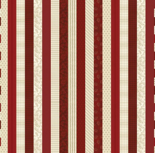 Precut Fabric Jelly Roll American Spirit Collection by Cheryl Haynes for Benartex Traditions - 2 1/2" Strips