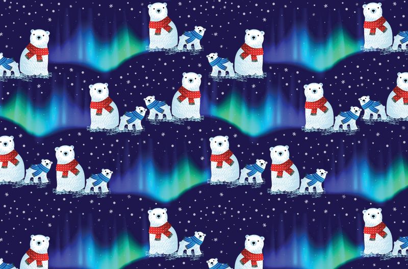 Fabric Layer Cake Arctic Friends by Benartex Kanvas Studio - 10" Squares