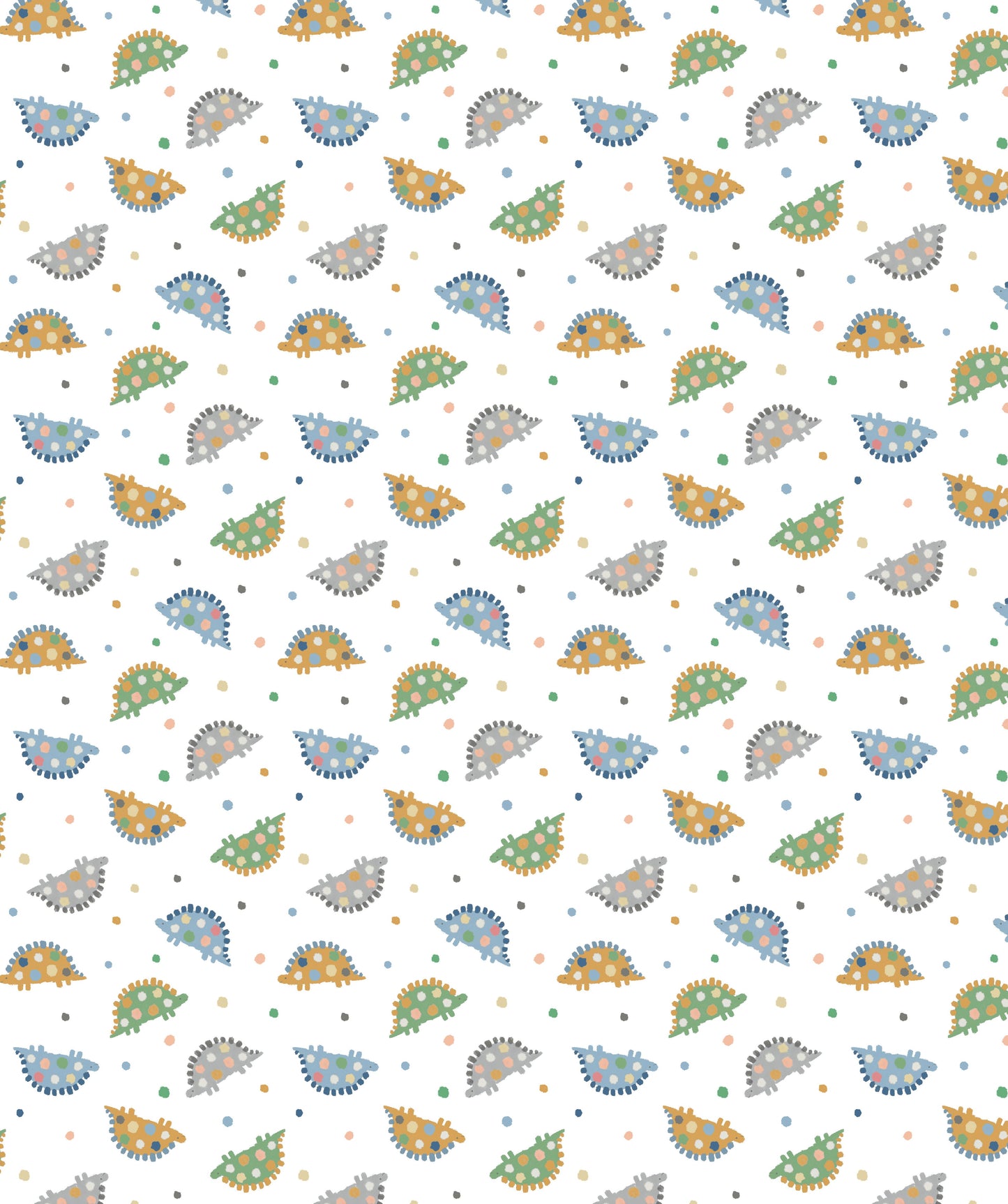 Precut Fabric Layer Cake - Baby Dino Collection - Benartex Comfort Flannel 10" Squares