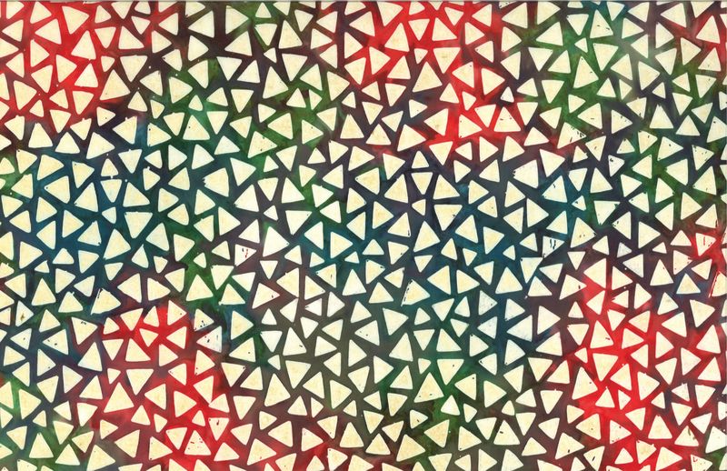 8 Fabric Fat Quarter Bundle - Bali All The Angles - Triple Dyed Bali Batiks by Benartex