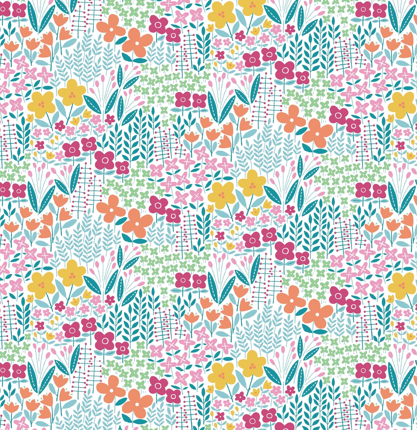 Fabric Layer Cake Blooming Color I by Wolff Paper for Benartex Project X - 10" Squares