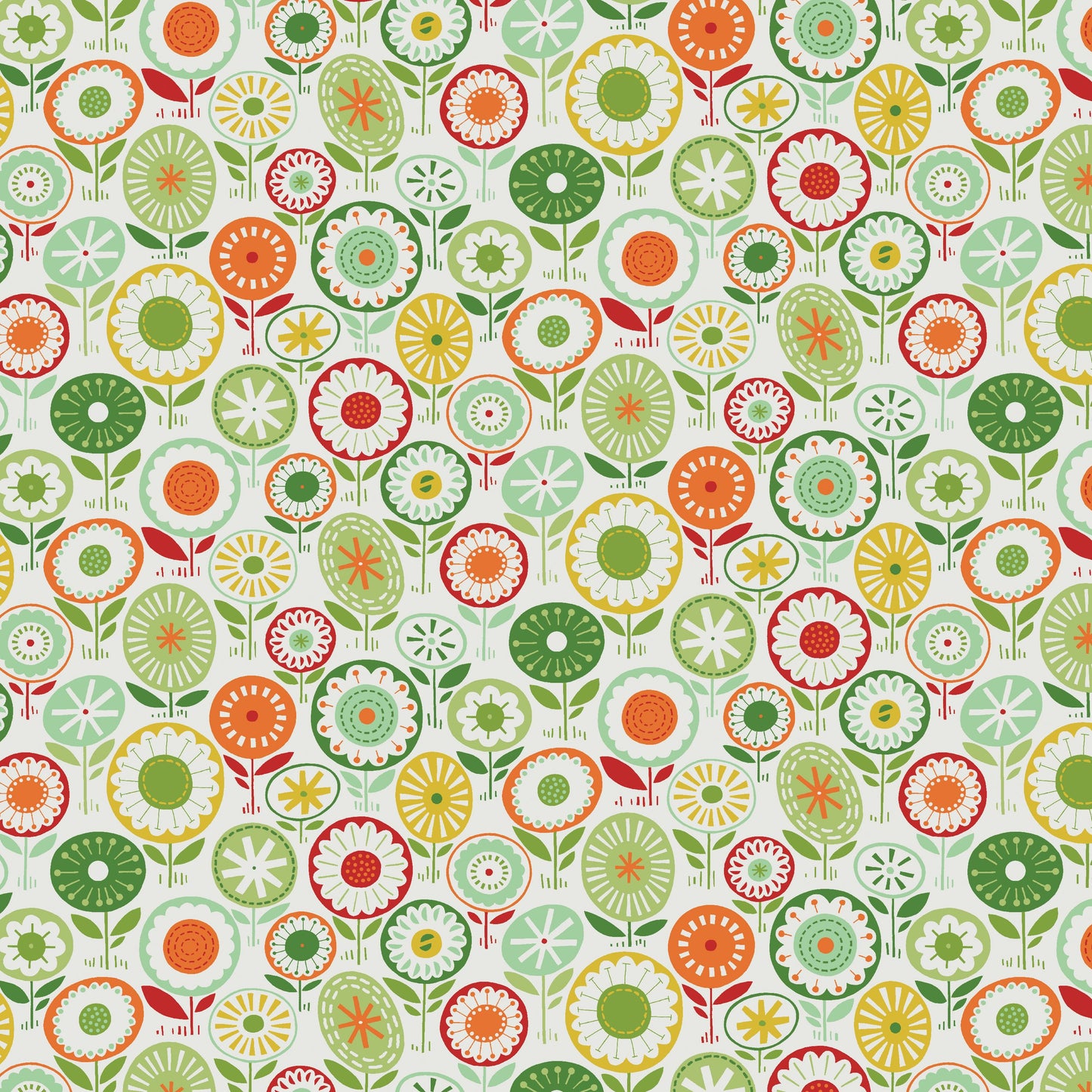 Fabric Layer Cake Blooming Color I by Wolff Paper for Benartex Project X - 10" Squares