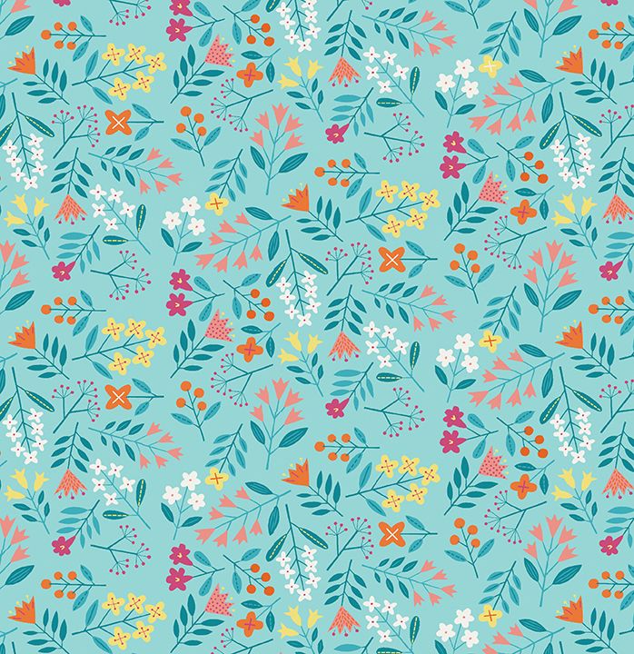 18 Fabric Fat Quarter Bundle - Blooming Color I Collection by Wolff Paper for Benartex
