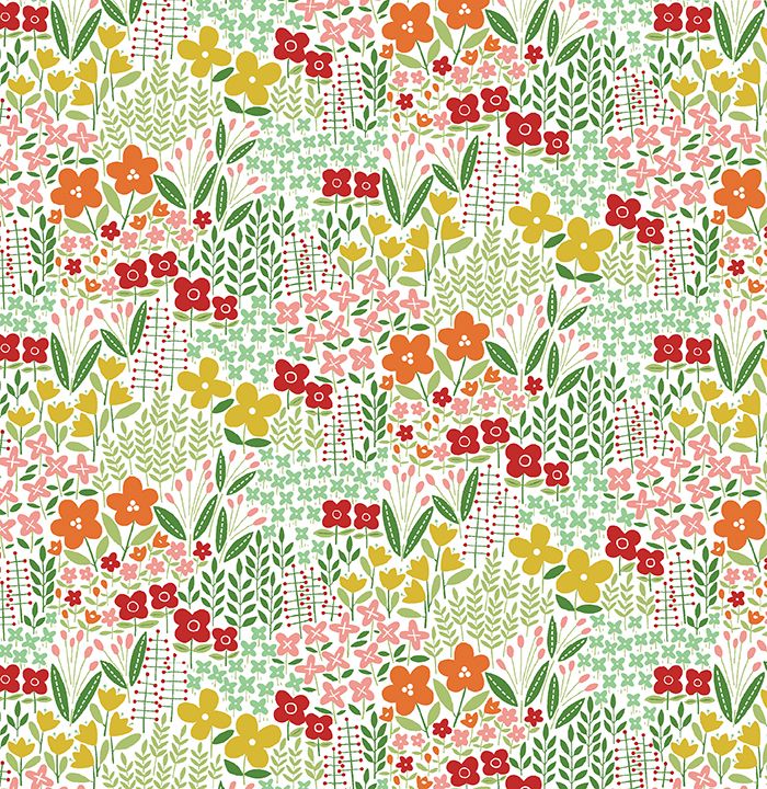 18 Fabric Fat Quarter Bundle - Blooming Color I Collection by Wolff Paper for Benartex