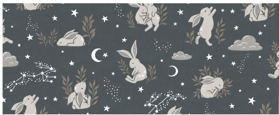 Precut Fabric Jelly Roll Bunny Dreams by Camelot Fabrics - 2 1/2" Fabric Strips