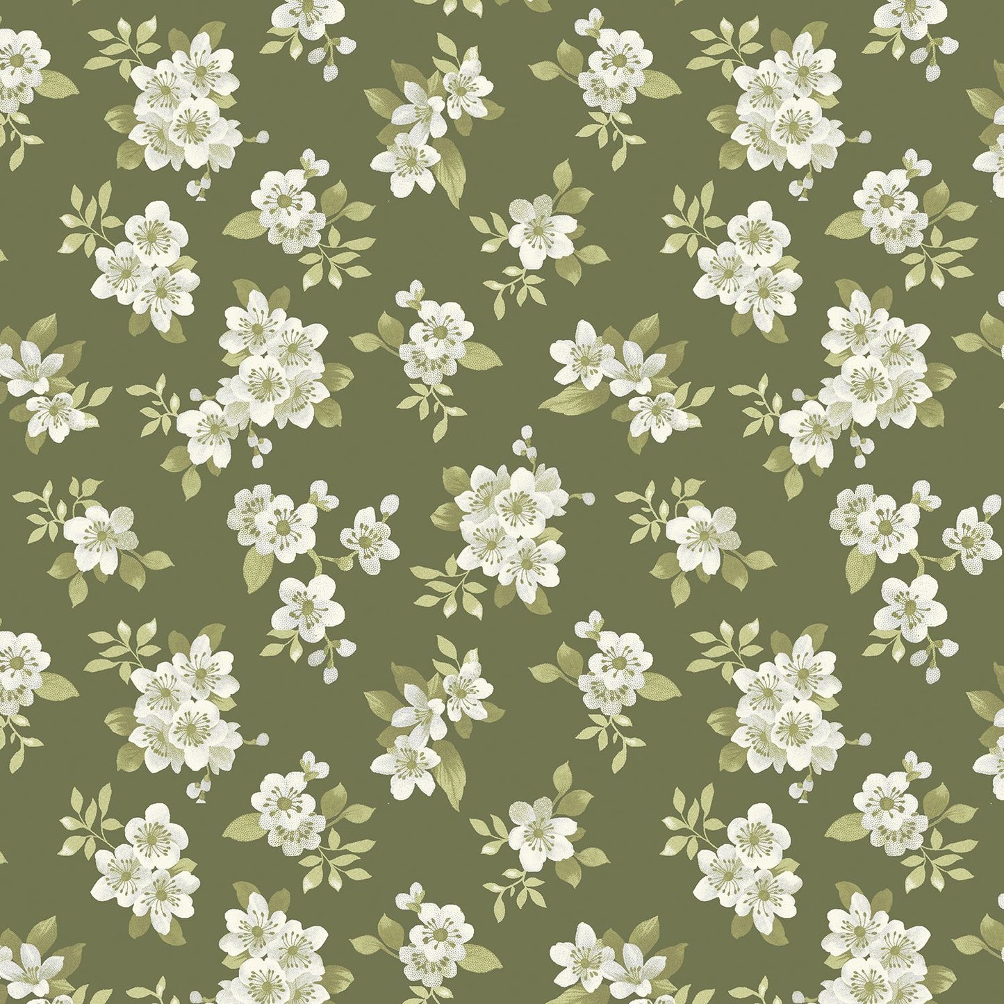 Fabric Design Roll CAMELLIA by Jackie Robinson Strip-Pies by Benartex - 2 1/2" Wide Strips - Quilt Fabric