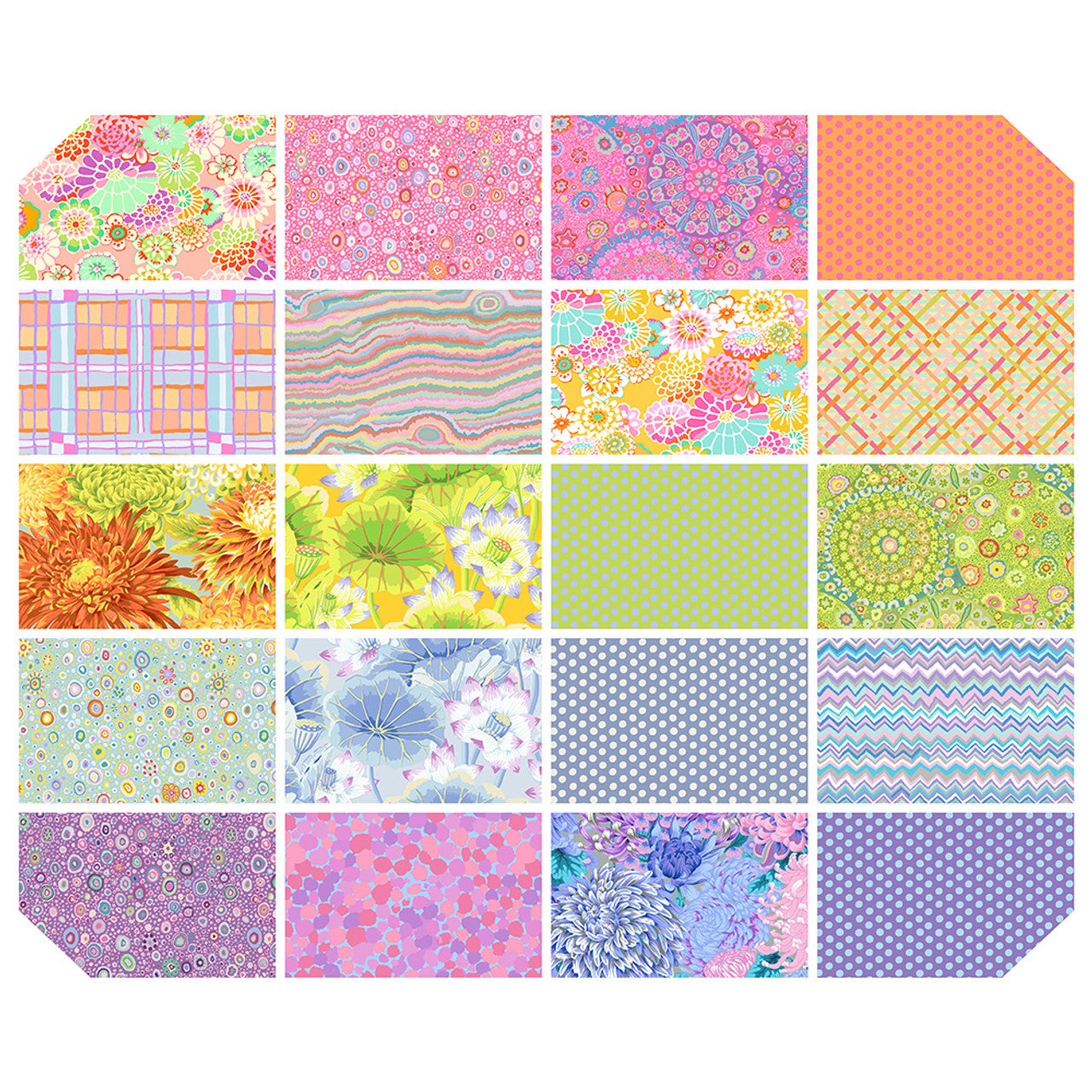 Precut Fabric Layer Cake - Sorbet Collection by Kaffe Fassett for Free Spirit Fabrics - 10" Fabric Squares