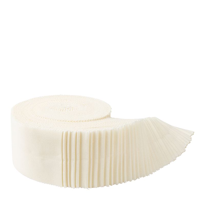 Precut Fabric Jelly Roll Lecreme Confetti Cotton Solids by Riley Blake Designs - 2 1/2" Fabric Strips