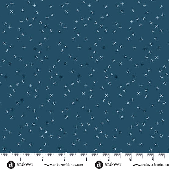 Precut Fabric Jelly Roll - Crisscross by Makower UK for Andover Fabrics - 2 1/2" Strips