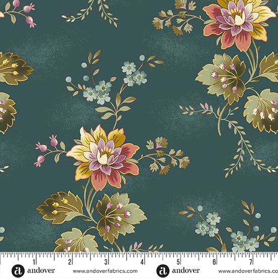 Fabric Layer Cake Dahlia by Laundry Basket Quilts for Andover Fabrics - 10" Fabric Squares