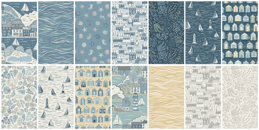 Layer Cake Quilting Fabrics Driftwood | Andover - 10" Squares | 42 Pieces