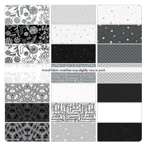 Fat Quarter Bundle Quilting Fabric | Botanica Fabric Collection | 19 Pieces