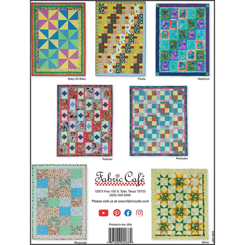 Fat Quarter Quilt Treats Book by Donna Robertson - Fabric Cafe