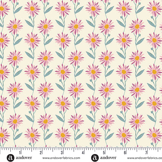 Precut Fabric Layer Cake Flourish Collection by Alexandra Bordallo for Andover Fabrics - 10" Squares