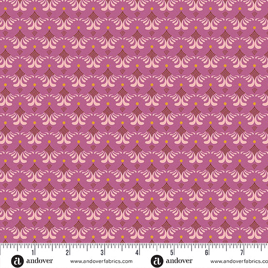 Precut Fabric Layer Cake Flourish Collection by Alexandra Bordallo for Andover Fabrics - 10" Squares