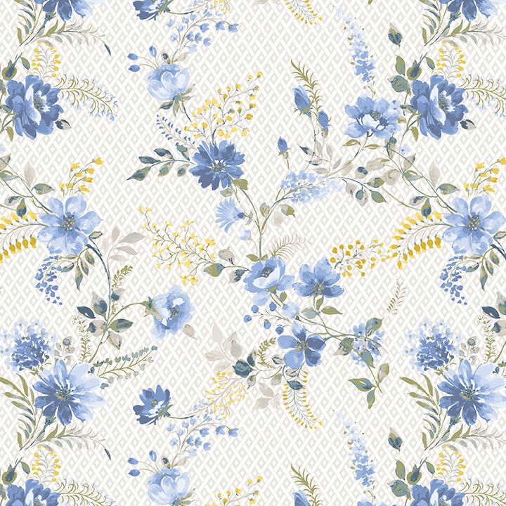 Precut Fabric Jelly Roll French Meadow Collection by Jan Shore for Benartex Traditions - 2 1/2" Strips
