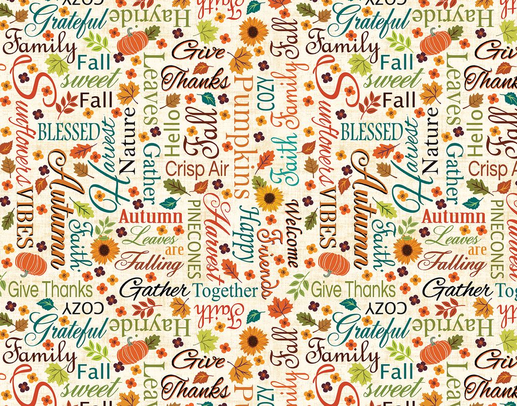 14 Fabric Fat Quarter Bundle - Gather Together Collection by Nicole Decamp for Benartex