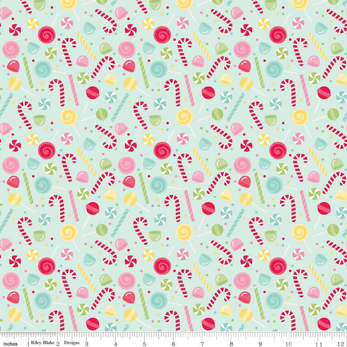 Precut Fabric Layer Cake Gingerbread Kisses from Doodlebug Design for Riley Blake Designs - 10" Squares
