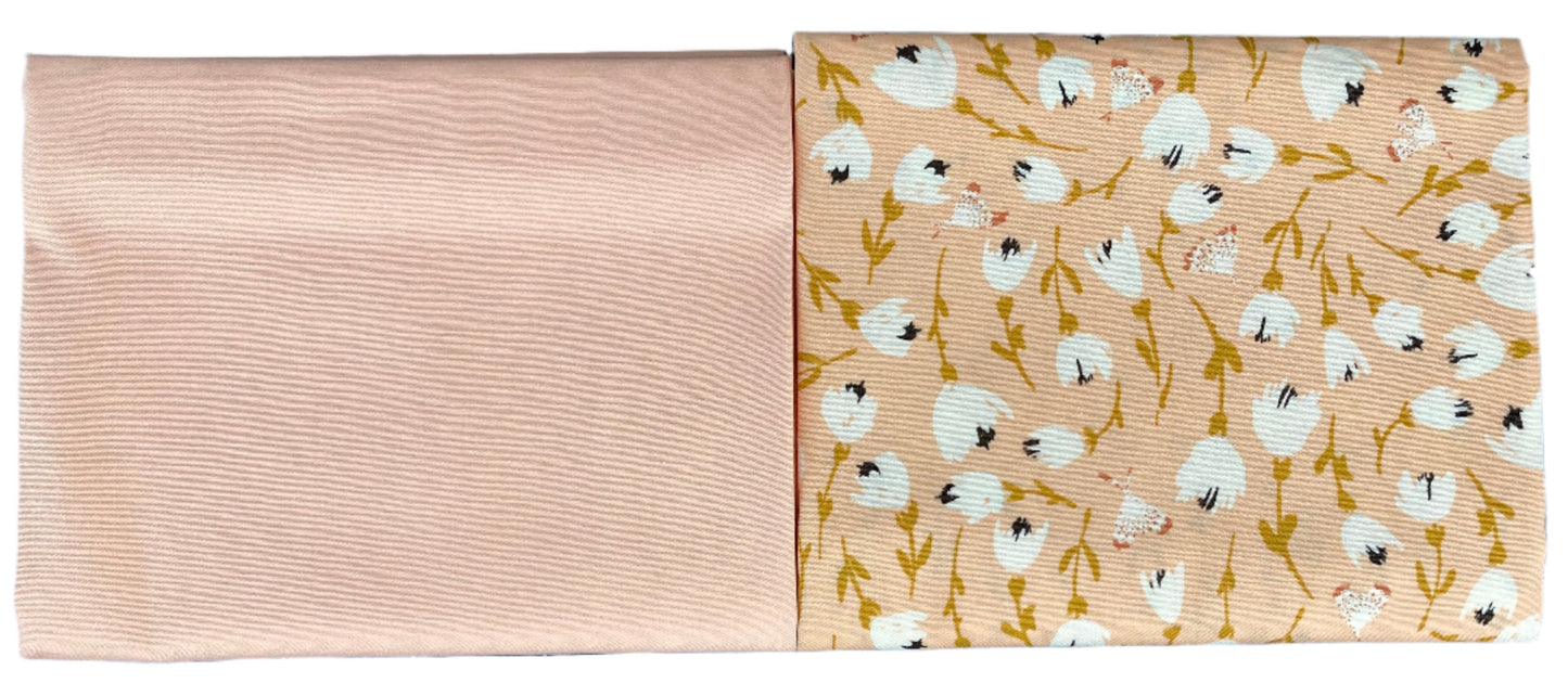 Quilt Shop Quality Fabric - Half Yard Pack QUITE PEACHY AGF Color Master - Art Gallery Fabrics - 10 Coordinating 1/2 Yard Cuts