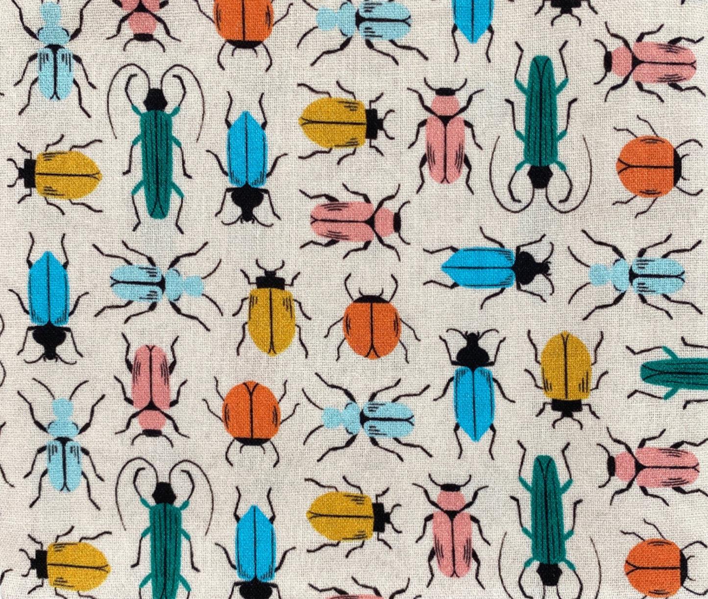 Fabric Design Roll Beetles and Butterflies Skinnies by Felicity Fabrics - 2 1/2" Strips