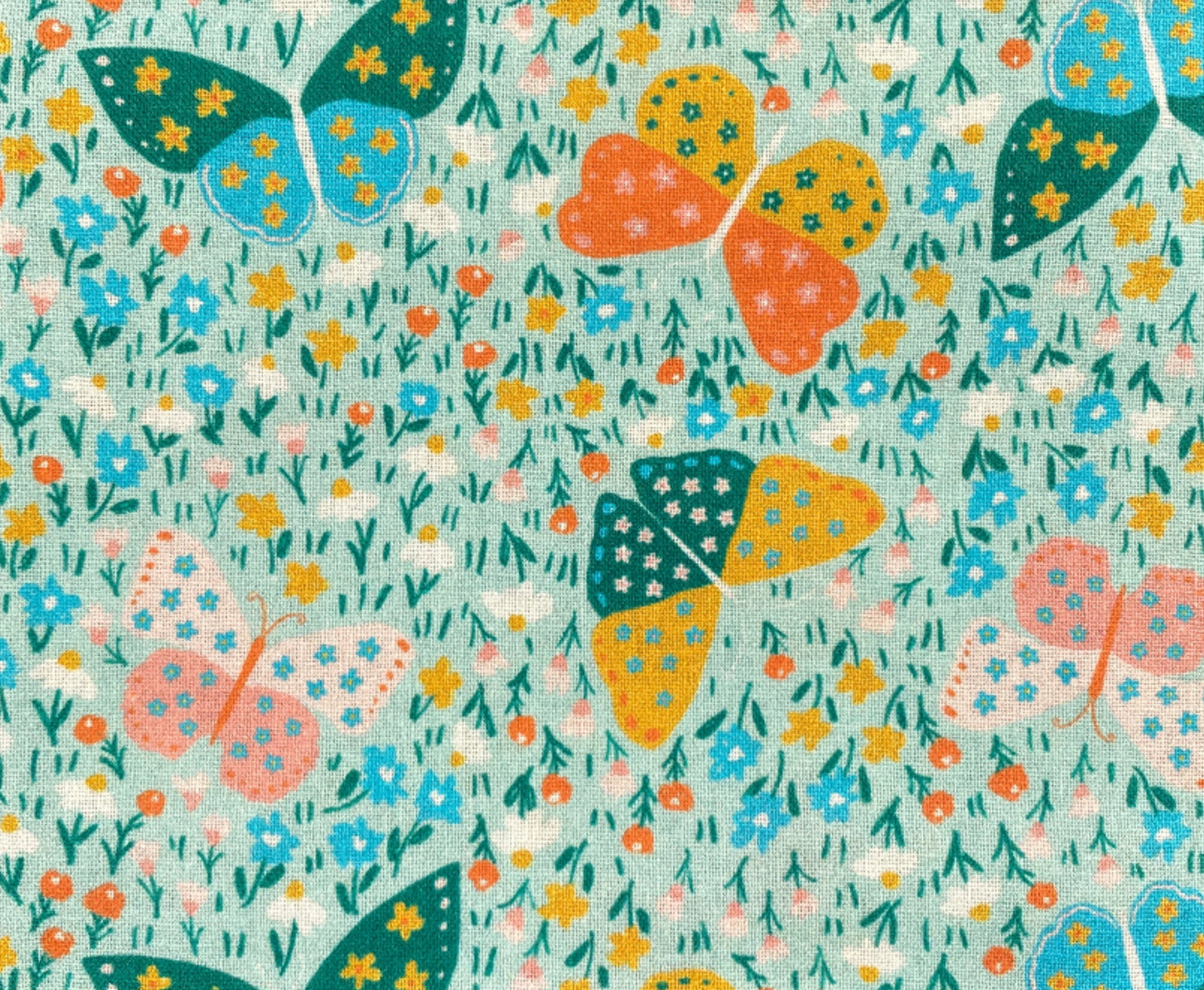 Fabric Design Roll Beetles and Butterflies Skinnies by Felicity Fabrics - 2 1/2" Strips