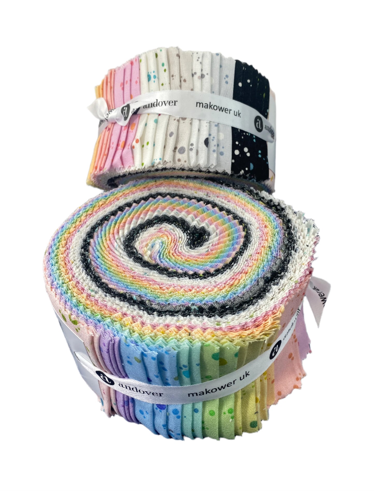 Precut Fabric Jelly Roll Fizz by Giucy Giuce for Andover Fabrics - 2 1/2" Fabric Strips