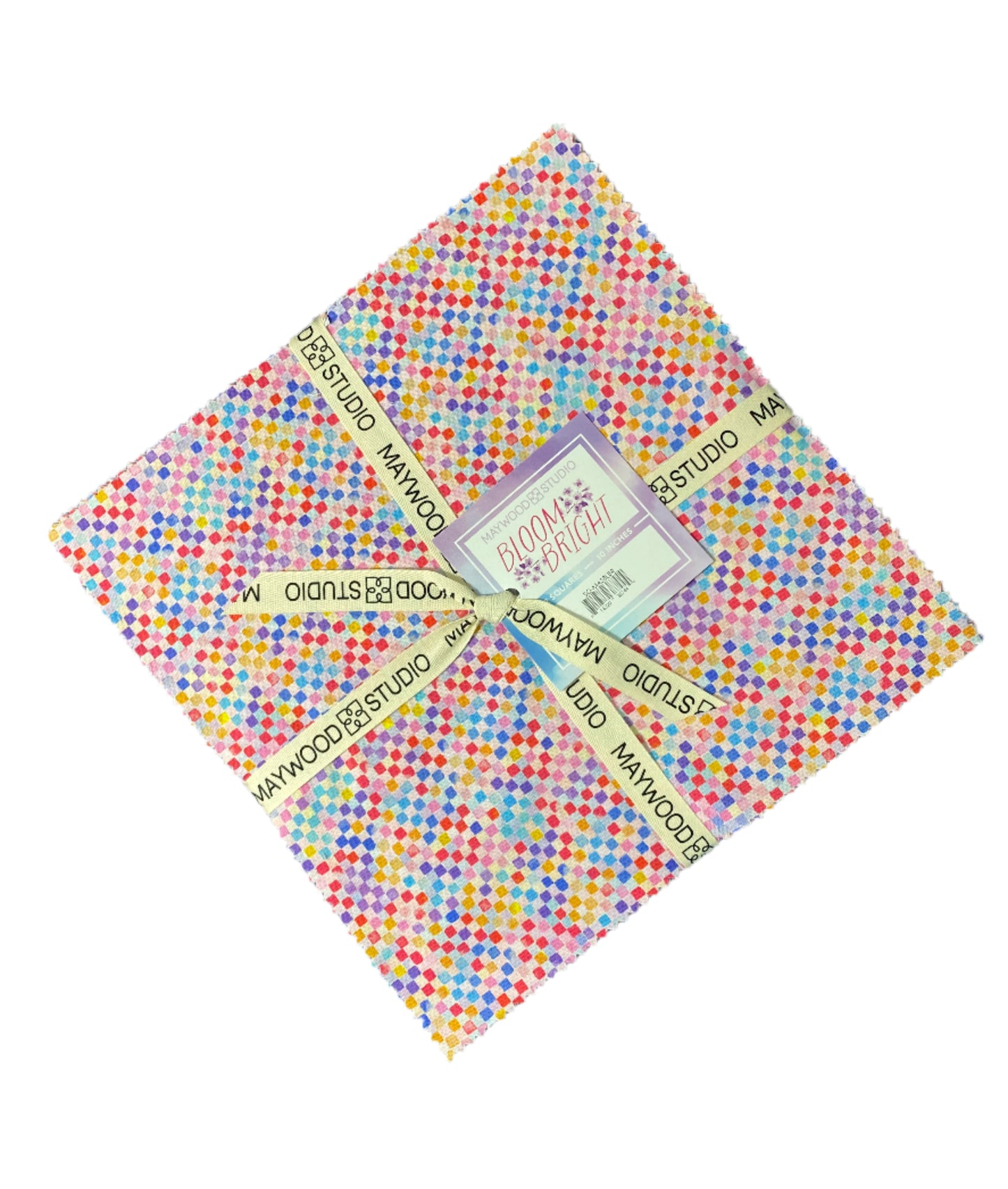 Fabric Layer Cake BLOOM BRIGHT by Maywood Studio - 10" Squares