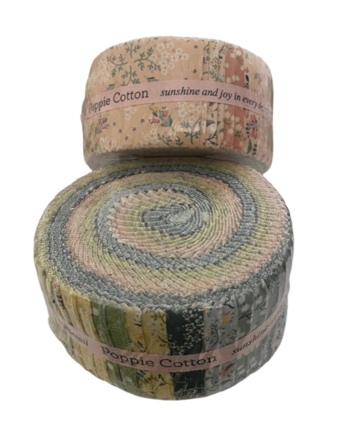 Precut Fabric Jelly Roll Songbird Serenade by Sheri McCulley for Poppie Cotton Fabrics - 2 1/2" Fabric Strips