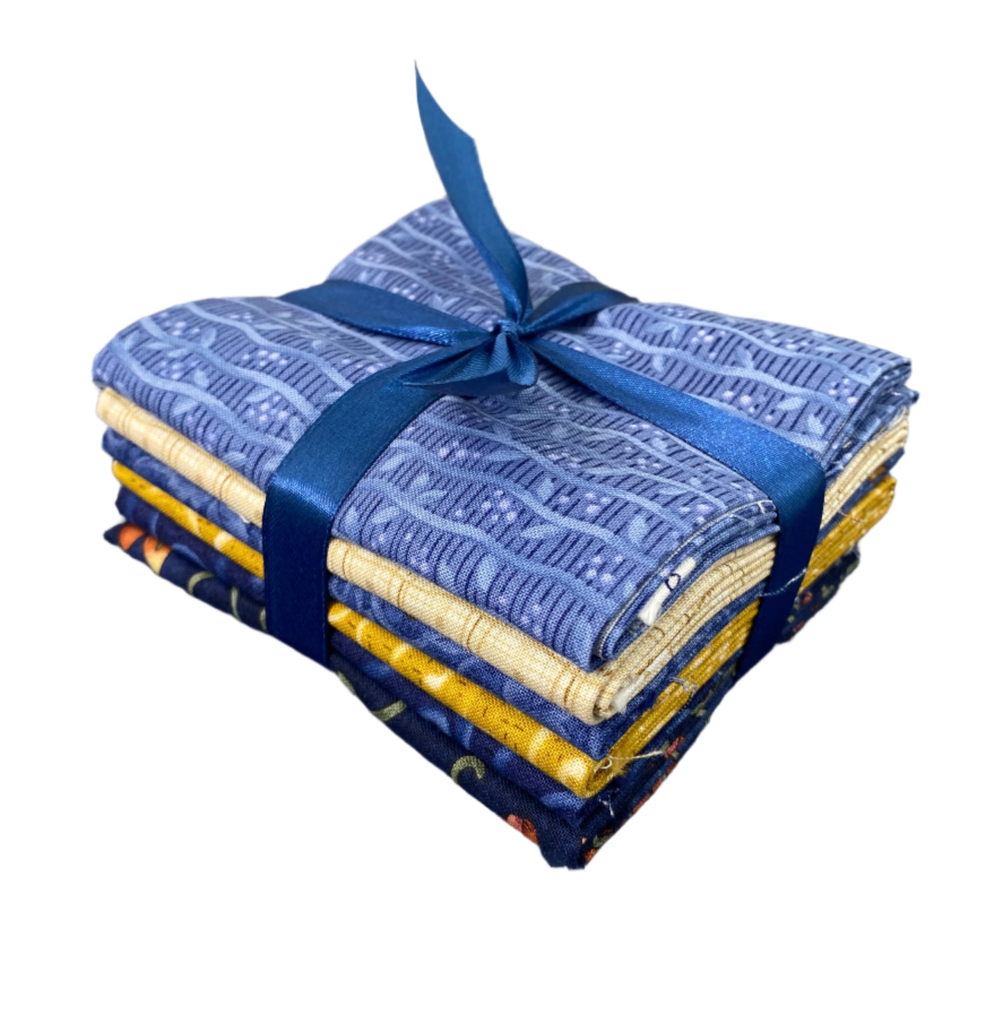 6 Fabric Fat Quarter Bundle - Autumn Breeze Collection by Nancy Halvorsen for Benartex