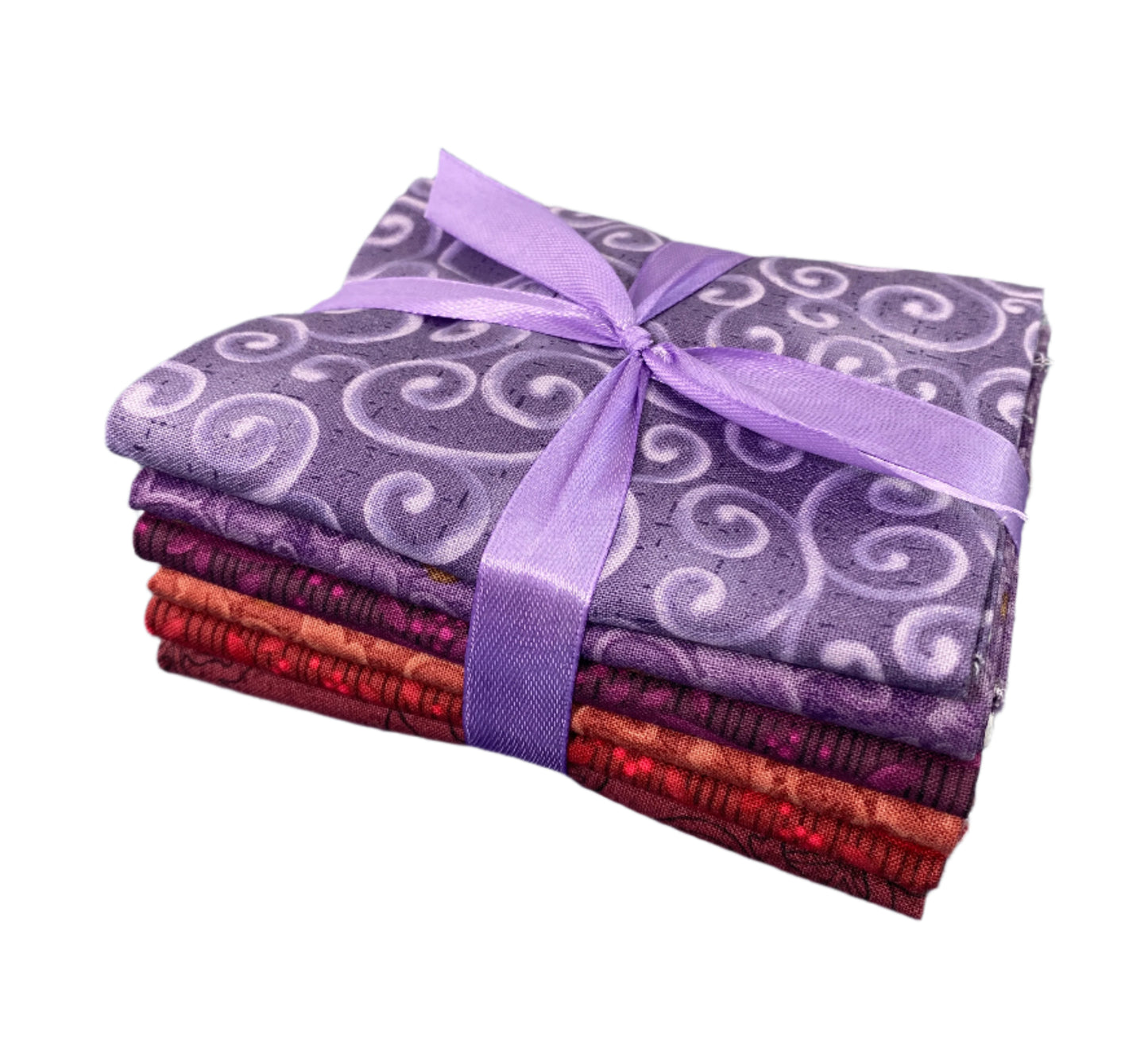 6 Fabric Fat Quarter Bundle - Autumn Breeze Collection by Nancy Halvorsen for Benartex