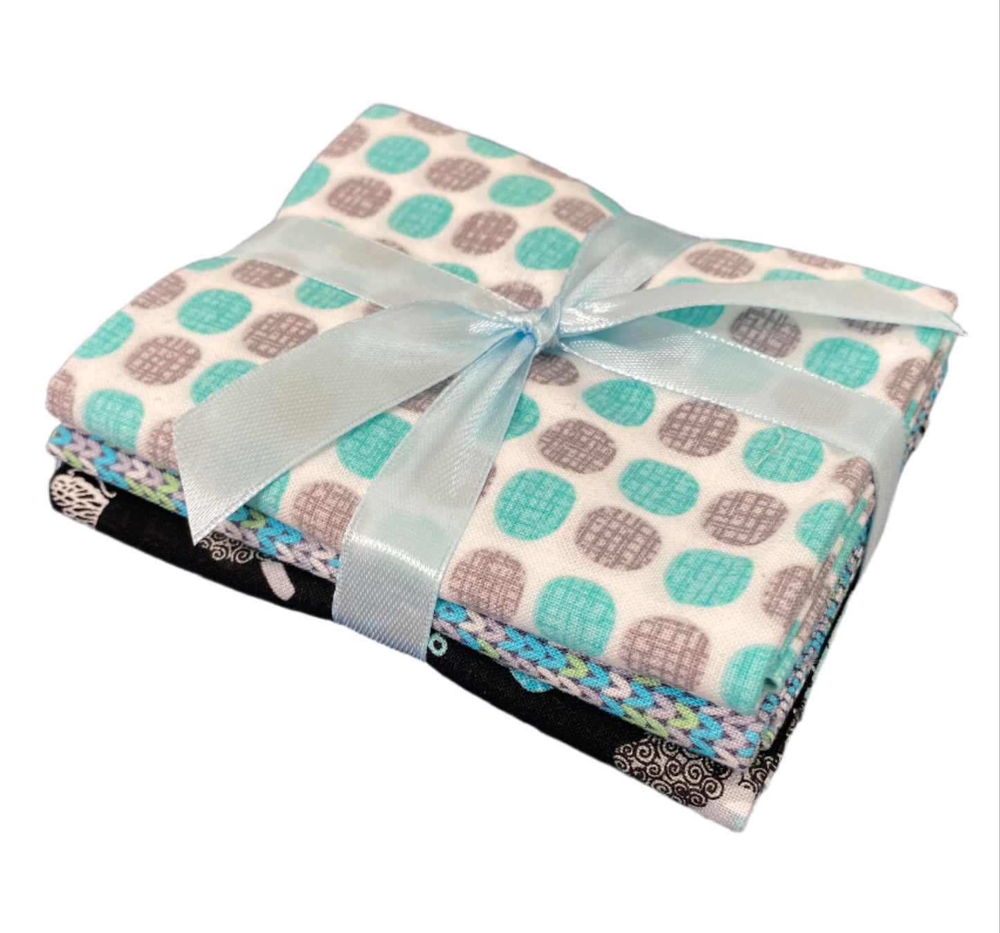 3 Fabric Fat Quarter Bundle - All You Knit is Love and Love Ewe More Collections By Kanvas Studio for Benartex
