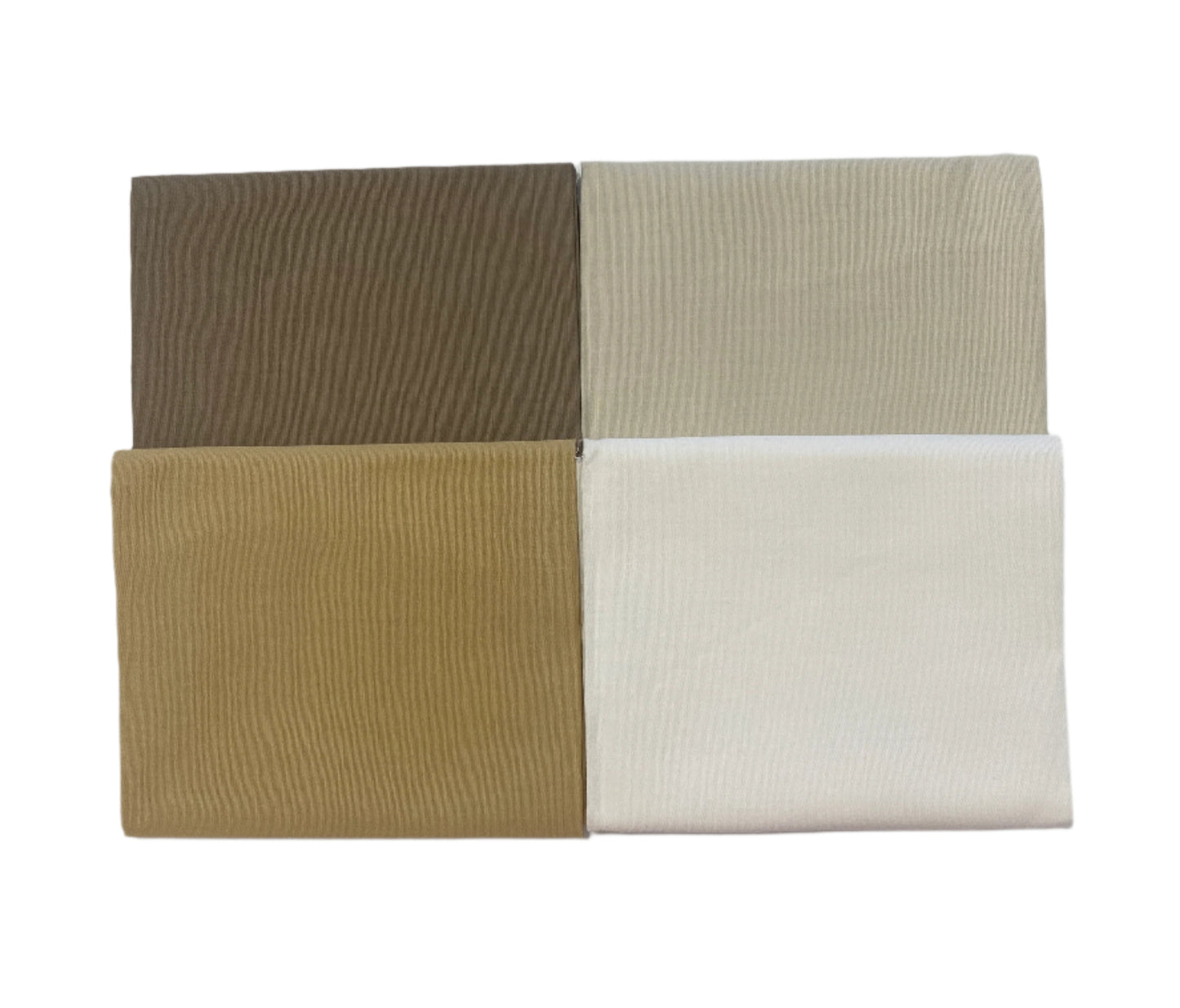 4 Assorted Superior Solids Fabric Fat Quarter Bundle - By Kanvas Studio and Benartex
