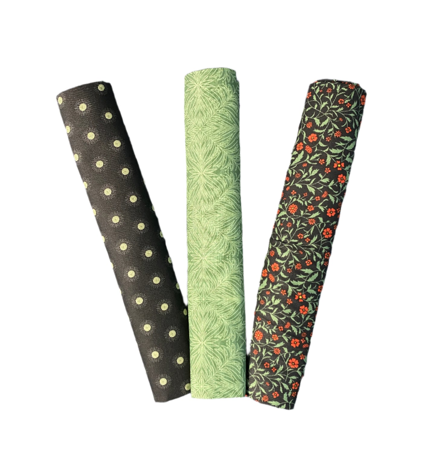 3 Yard Precut Bundle Green Black Wanderlust Collection by Danelys Sidron for Riley Blake Designs - (3) 1 Yard Cuts