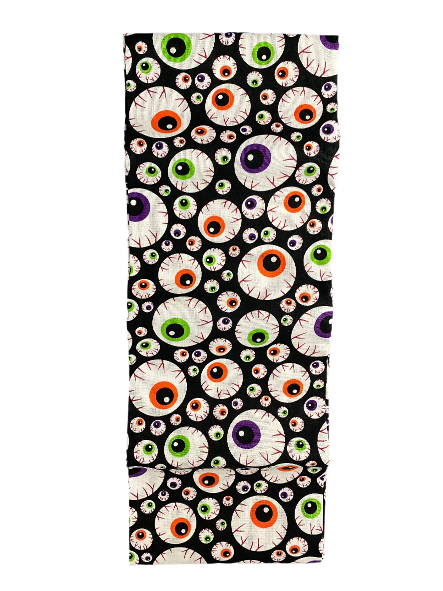 1 Yard Precut Fabric Halloween Eyeballs by David Textiles - Yard Cut